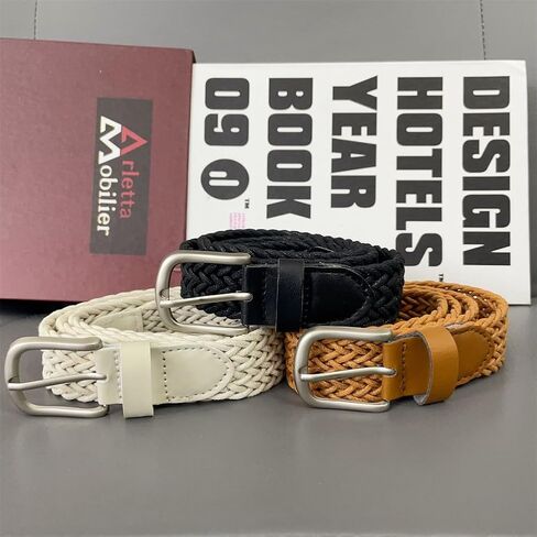 Women's Belt Retro Simple Decoration Multi-color Waxed Rope Woven Casual Pants Jeans Belt Classic Waist Belt in Saudi Arabia