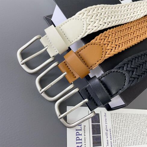 Women's Belt Retro Simple Decoration Multi-color Waxed Rope Woven Casual Pants Jeans Belt Classic Waist Belt in Saudi Arabia