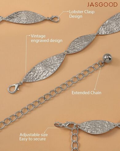 JASGOOD Metal Chain Belt for Women Cowgirl Western Belts Boho Concho Belts for Dresses Jeans Concert Outfit in Saudi Arabia