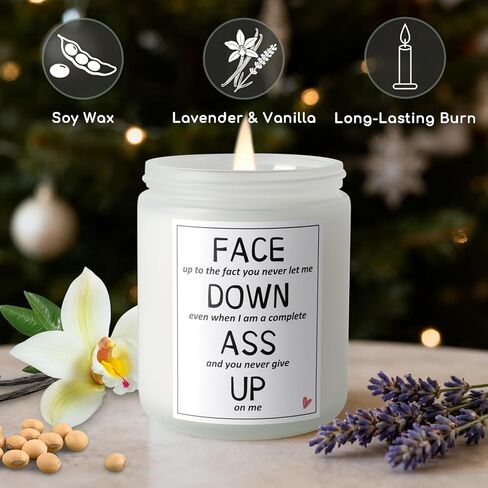 هدايا عيد الحب له زوج صديقها، هدايا عيد الحب للرجال المشاغب للرجال، أفكار هدايا عيد الحب للأزواج، هدية عيد ميلاد رومانسية مضحكة لصديق الزوج، شمعة الفانيليا in Kuwait