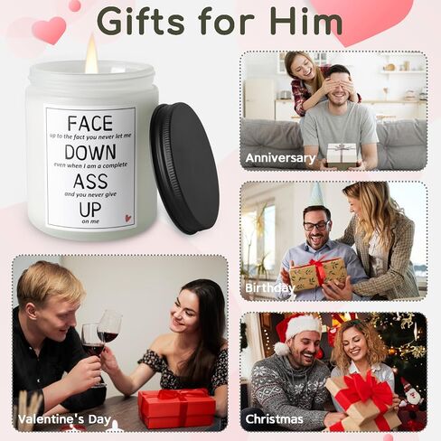 هدايا عيد الحب له زوج صديقها، هدايا عيد الحب للرجال المشاغب للرجال، أفكار هدايا عيد الحب للأزواج، هدية عيد ميلاد رومانسية مضحكة لصديق الزوج، شمعة الفانيليا in Kuwait