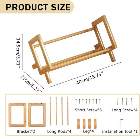 رف الكتب المكتبي من الخيزران منظم تخزين الكتب الكبيرة رفوف حامل المجلات للمنزل والمكتب وغرفة النوم وخزانة الكتب المائلة للكتب والأقراص المضغوطة والملفات وعرض المجلات هدية العودة إلى المدرسة in Kuwait