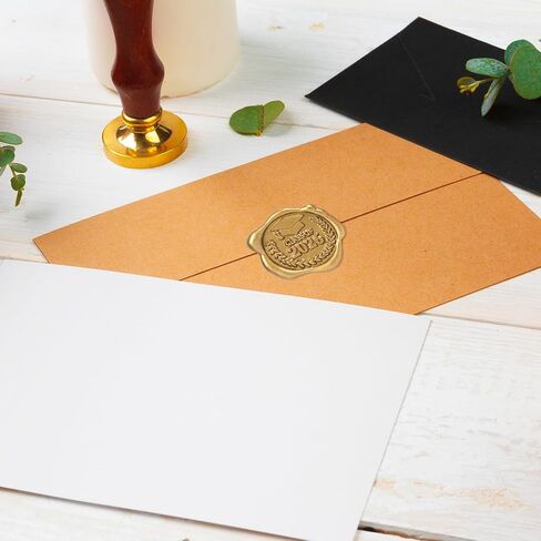 Whaline 50 قطعة تخرج 2026 ملصقات ختم الشمع ملصقات ختم مغلف ذهبية ثلاثية الأبعاد قبعة تخرج ذاتية اللصق شارات منقوشة للتهاني غراد DIY بطاقة دعوة تحية in Saudi Arabia
