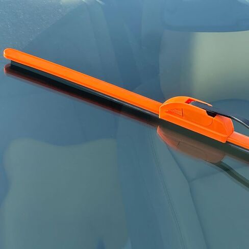 جودة OEM 22 بوصة + 22 بوصة شفرات ممسحة الزجاج الأمامي PARRATI Premium برتقالية اللون لجميع المواسم (مجموعة من 2) in Kuwait