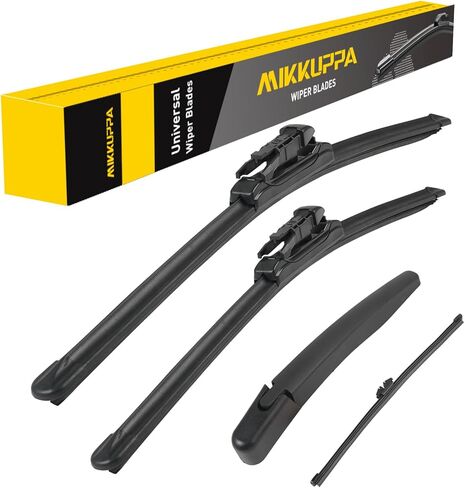 MIKKUPPA 24"/20"/12"/12" Windshield Wiper Blades Replacement for 2020-2024 Ford Escape - Original Factory Quality Front and Rear Wipers Blade Set for My Car - (Pack of 4) Pinch Tab in Saudi Arabia