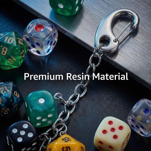 ASIJUNTYECHO Dice Keychain Lucky Handbag Bag Colorful Key Chain Purse Handbag Wallet Accessories Y2k Keychain for Women Men in Kuwait