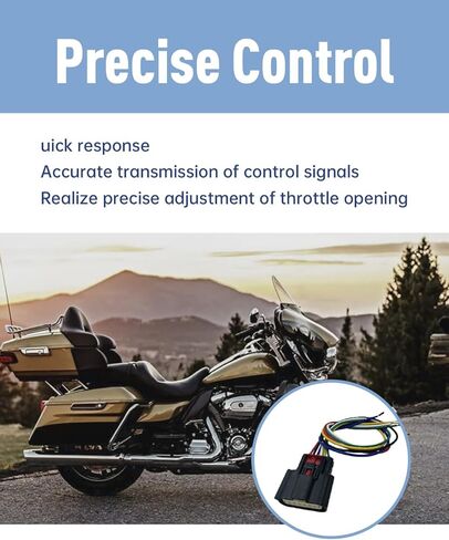موصل قابس محرك التحكم في الجسم من Moryzian ذو 6 دبابيس مناسب لـ Harley Davidson FLHR FLSTC FLHT Road King Electra Glide Softail Street 2008-2017، استبدل 72483-08BK NM-33471-0601 in Saudi Arabia