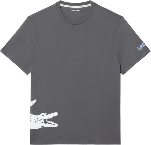 تي شيرت بيجامة رجالي بطباعة تمساح كبير من Lacoste in Saudi Arabia