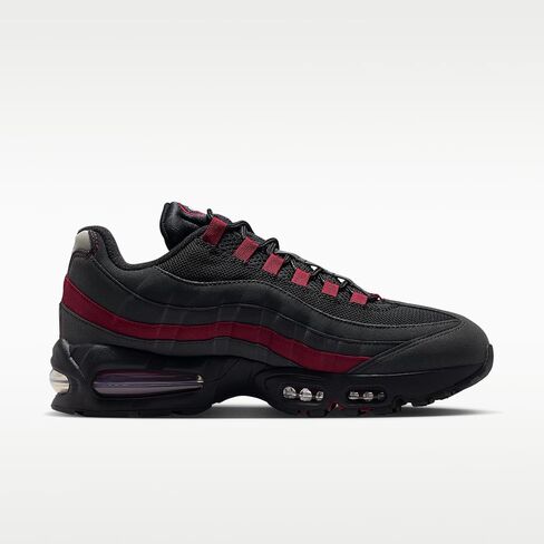 Nike Air Max 95 OG Men's Shoes (Black/Team Crimson/Wolf Grey/Black) in Saudi Arabia