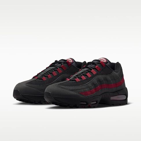 Nike Air Max 95 OG Men's Shoes (Black/Team Crimson/Wolf Grey/Black) in Saudi Arabia