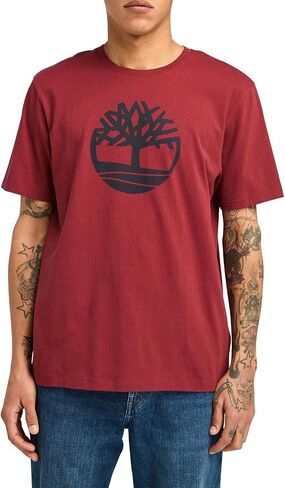 Timberland Mens Tree Logo Short Sleeve Shirt in Kuwait