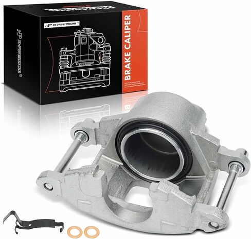 A-Premium Disc Brake Caliper Assembly Without Bracket Compatible with Jeep Cherokee, J10, J20, Wagoneer & Chevrolet Blazer, K20 & Checker Taxicab & GMC Jimmy & Pontiac Catalina - Front Driver Side in Saudi Arabia