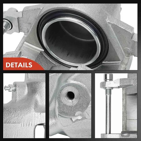A-Premium Disc Brake Caliper Assembly Without Bracket Compatible with Jeep Cherokee, J10, J20, Wagoneer & Chevrolet Blazer, K20 & Checker Taxicab & GMC Jimmy & Pontiac Catalina - Front Driver Side in Saudi Arabia