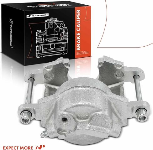 A-Premium Disc Brake Caliper Assembly Without Bracket Compatible with Jeep Cherokee, J10, J20, Wagoneer & Chevrolet Blazer, K20 & Checker Taxicab & GMC Jimmy & Pontiac Catalina - Front Driver Side in Saudi Arabia