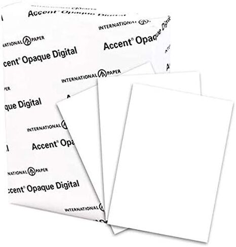 ورق أبيض غير شفاف، 32 رطلًا من السندات/80 رطلًا من النص الناعم، 8-1/2 × 11 بوصة، 3200 ورقة/علبة، 8 رزمة، حافظة كاملة in Kuwait