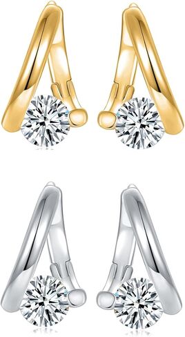 Halolux Lymphvity Germanium Earrings Halolux Lymphvity Germanium Earrings Atheniz Lymphatic Earrings Dainty CZ Zircon Acupressure Earrings Lymphatic Drainage Earrings (2 Colors) in Saudi Arabia