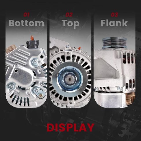 المولد ل/تويوتا ياريس S 2007-2009؛ ياريس بيس 2007-2012; ياريس L,LE 1.5L 2012-2015 80Amp 12V CW 4-Groove Pulley 27060-21150,104210840 in Kuwait