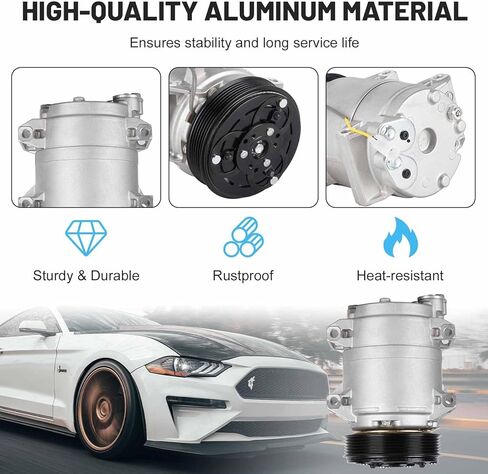 ضاغط تكييف هواء جديد لـ 2001-2004 فولفو S60 2.0L، 2001-2009 S60 2.3L 2.4L 2.5L، لـ 2002-2006 فولفو S80 2.5L 2.8L 2.9L، لـ 01-07 فولفو V70 2.3 2.4 2.5، ل 03-06 XC70 XC90 2.5 2.9 in Saudi Arabia