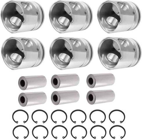 Engine Pistons Rings Set 4089669 3966678 Compatible With 04-06 Ram 5.9L 24V in Kuwait