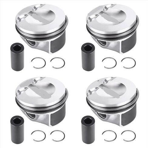 23Mm Engine Piston And Rings Set 06H107065DM 06H107065CM Metal Compatible With A5 A4 2.0T in Kuwait