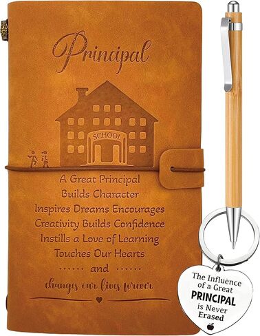 New Principal Gift, Principal Journal Notebook, Principal Keychain, Gift for School Principal, Best Principal Gift for Women, Principal Welcome Gift, Principal Birthday Thanksgiving Christmas Gift in Kuwait