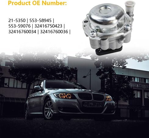 21-5350 Power Steering Pump | Fit for BMW 320i 323i 325i 328i 330i 323Ci 325Ci 328Ci 330Ci, BMW E46 Models with LUK LF 20 Pump | OE# 553-58945, 553-59076, 32416750423, 32416760034, 32416760036 in Saudi Arabia