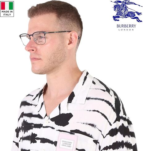 BURBERRY MALCOLM BE1372 Rectangle Shape Metal Eyeglasses with Luxury Eyewear Kit in Saudi Arabia