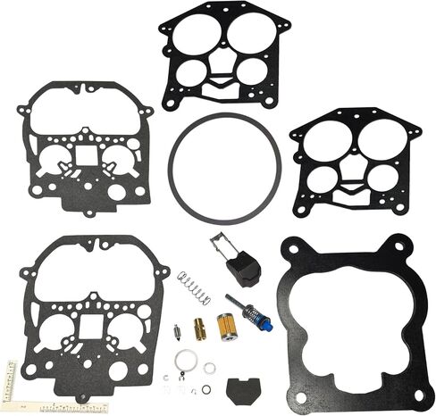 Rochester Quadrajet Carburetor Rebuild Kit w Float Filter HD Pump Compatibe with 72-78 CHEVY in Kuwait