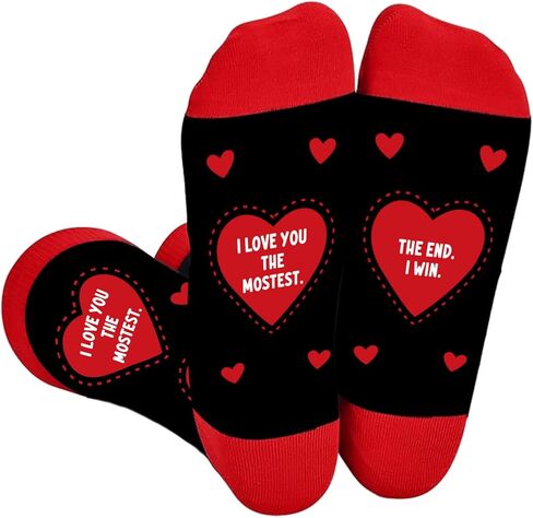 جوارب مضحكة للنساء والرجال، جوارب لطيفة على شكل قلب للأم والزوجة والزوج والأصدقاء وزملاء العمل، هدايا عيد ميلاد مبتكرة لها، هدايا عيد الأم للزوجة الأم in Kuwait