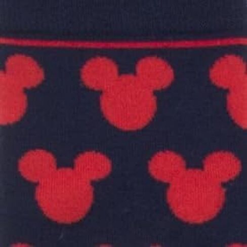 Disney Cufflinks, Inc Mickey Mouse Socks and Lapel Pin Gift Set – Blue Cotton Blend Socks with Mickey Silhouette Design & Matching Enamel Pin, Official Merchandise in Saudi Arabia