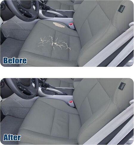 Driver Side Replacement Leather Perforated Bottom seat Cover Gray Compatible with Acura TSX 2009 2010 2011 2012 2013 2014 in Saudi Arabia