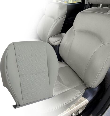 NLQR Front Driver and Passenger Bottom Replacement Perforated Seat Covers Gray Microfiber Leather Compatible with Subaru Forester 2014-2016 in Saudi Arabia