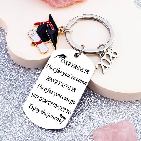 Class Of 2026 College Graduation Gifts for Her Him Graduation Announcements Decorations Senior Night Gifts for College University High School Grad Gift for Women 2026 Keychain for Masters in Kuwait