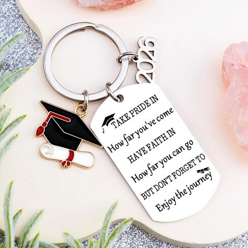 Class Of 2026 College Graduation Gifts for Her Him Graduation Announcements Decorations Senior Night Gifts for College University High School Grad Gift for Women 2026 Keychain for Masters in Kuwait