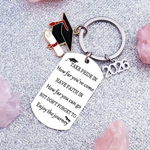 Class Of 2026 College Graduation Gifts for Her Him Graduation Announcements Decorations Senior Night Gifts for College University High School Grad Gift for Women 2026 Keychain for Masters in Kuwait