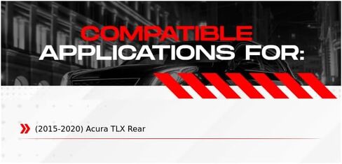 R1 Concepts مجموعة الفرامل الخلفية لـ 2015-2020 Acura TLX| دوارات الفرامل الفارغة| مجموعة دوّارات ووسادات الفرامل المثالية OEP| الأجهزة متضمنة in Kuwait