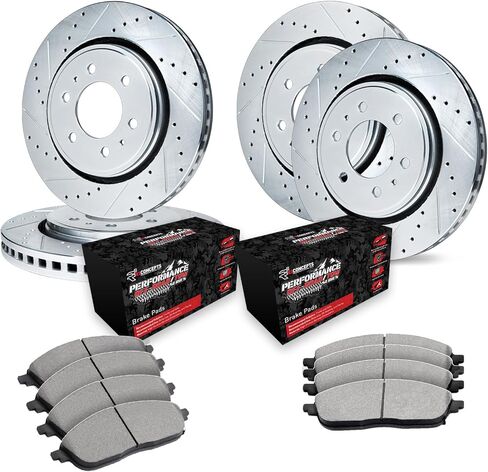 مفاهيم R1 الفرامل الأمامية والخلفية والدوارات| دوارات الفرامل المشقوقة المحفورة| طقم دوّارات ووسادات فرامل أمامية وخلفية للطرق الوعرة/السحب| مجموعات الفرامل البديلة للسيارات in Kuwait