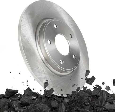 12.91 بوصة استبدال دوار الفرامل الخلفية ومنصات السيراميك لسيارة دودج جورني جراند كارافان 2012-2020 متوافقة مع كرايسلر تاون آند كانتري فولكس فاجن روتان رام C/V 2012 2013 2014 2015 2016 in Kuwait