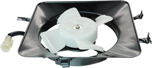 TRQ A/C Condenser Cooling Fan Assembly Compatible with 1990-1993 Acura Integra AC3113102 in Saudi Arabia