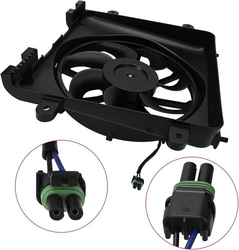 JAVIK Radiator Fan Assembly for Polaris Ranger 1000 1000 XP 900 XP 900 C-rew XP 900 C-rew 570 900 C-rew XP Ranger 1000 C-rew 1000 C-rew XP 570 C-rew Full-Size 1000 Diese-l 2013-2025 O.E.M# 2411816 in Saudi Arabia