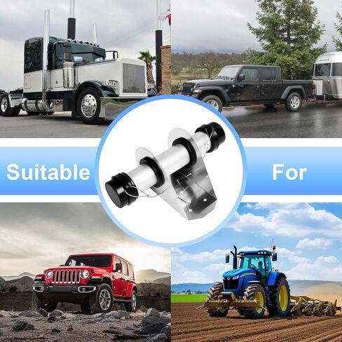 8 Pack Trailer Document Holder Registration Card Box with End Caps Waterproof Aluminum 1-5/8" x 9-7/16" Tube Style for Truck and Trailer in Kuwait