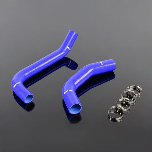 PIT66 Silicone Radiator Hose Kit,Compatible with 1965-1966 Pontiac GTO/Tempest/Lemans 5.3L Blue with Clamps in Saudi Arabia