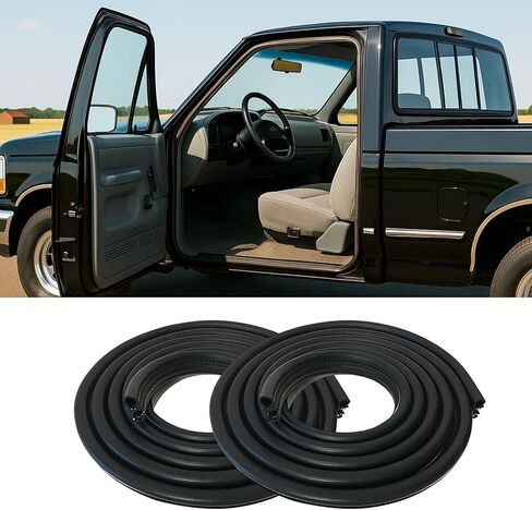 Door Weather Stripping for Ford Bronco F100 F150 F250 F350 1980-1997, Front Left Driver and Right Passenger Side in Kuwait