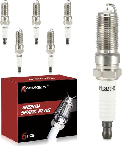 Iridium Spark Plugs Set of 6 6509 Fits for 11-18 Ford F150 Edge Explorer Taurus Chevy Equinox Impala GMC Acadia Terrain Buick Enclave LaCrosse Cadillac CTS SRX Lincoln MKZ 3.5L 3.6L 3.7L #LTR6IX-11 in Kuwait