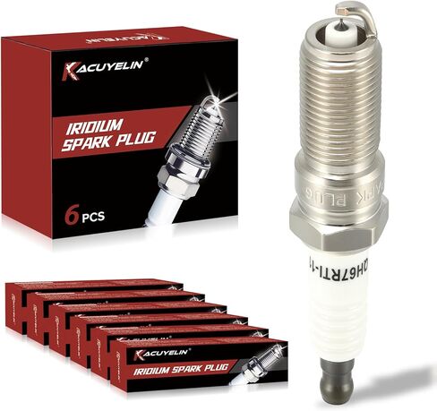 Iridium Spark Plugs Set of 6 6509 Fits for 11-18 Ford F150 Edge Explorer Taurus Chevy Equinox Impala GMC Acadia Terrain Buick Enclave LaCrosse Cadillac CTS SRX Lincoln MKZ 3.5L 3.6L 3.7L #LTR6IX-11 in Kuwait