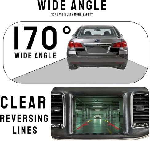 Anpher 86267AJ10B كاميرا احتياطية كاميرا الرؤية الخلفية مناسبة لسوبارو ليجاسي Outback (2010-2014) استبدال OE 86267AJ10B, 86267AJ10A, 86267-AJ10A in Kuwait