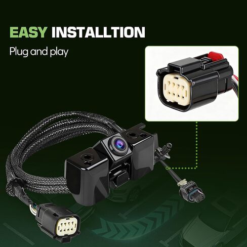 كاميرا احتياطية للرؤية الخلفية للمساعدة في ركن السيارة 170 درجة رؤية ليلية عالية الدقة لسيارة تشيفي سيلفرادو، لسيارة جي إم سي سييرا 1500 2500 3500 2016 2017 2018 2019، استبدال 84062896، 23363727، 84032513، 590111 in Kuwait