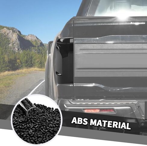 Jimen Fit for Ford F150 2024-2025, 2PCS Smoked Rear Tail Light Cover Taillight Trim Tint in Saudi Arabia