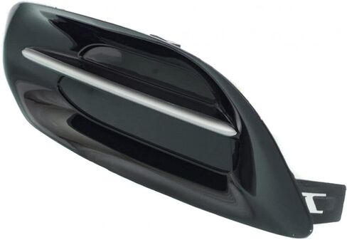 Replacement For Fog Light Cover For Dodge Dart 2013 To 2014 Left Driver Side, LH, Black, Fog Lamp Opening, w/Chrome Trim CH1038142 68163981AA in Saudi Arabia