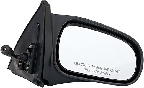 For Honda Civic Coupe/Hatchback 1996 1997 1998 1999 2000 Manual Remote Textured Black Side Door View Mirror Driver Left in Saudi Arabia
